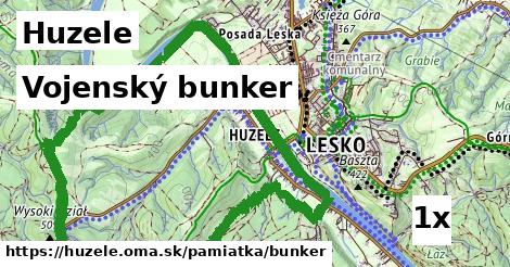 vojenský bunker v Huzele