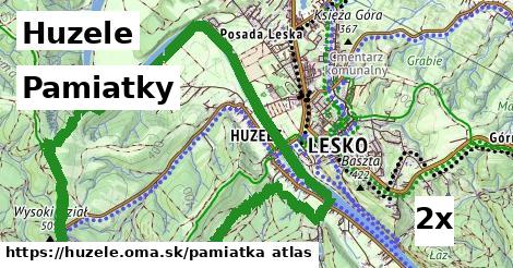 pamiatky v Huzele