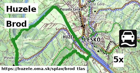 Brod, Huzele