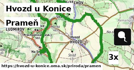 Prameň, Hvozd u Konice