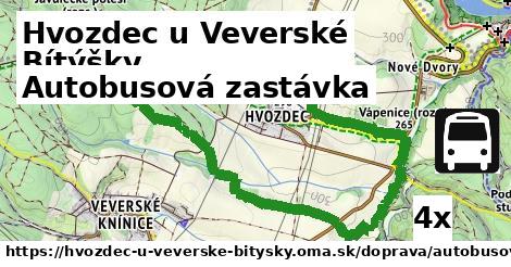 Autobusová zastávka, Hvozdec u Veverské Bítýšky