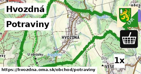 Potraviny, Hvozdná