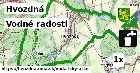 vodné radosti v Hvozdná