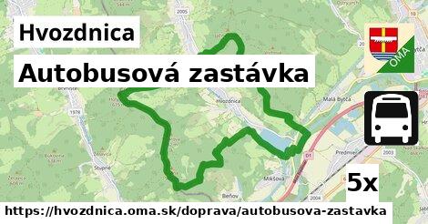 Autobusová zastávka, Hvozdnica