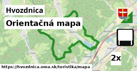 Orientačná mapa, Hvozdnica