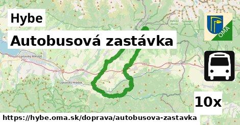 Autobusová zastávka, Hybe