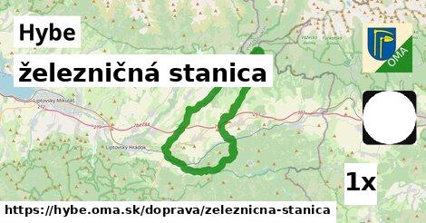 železničná stanica, Hybe