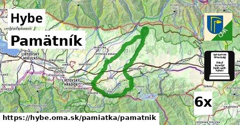 Pamätník, Hybe