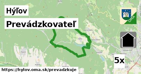 prevádzkovateľ v Hýľov