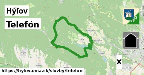 Telefón, Hýľov