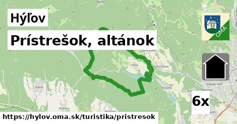 Prístrešok, altánok, Hýľov