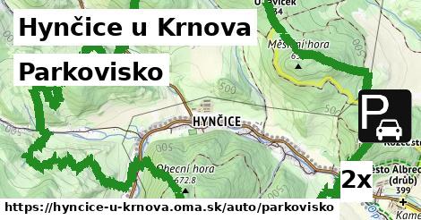 parkovisko v Hynčice u Krnova