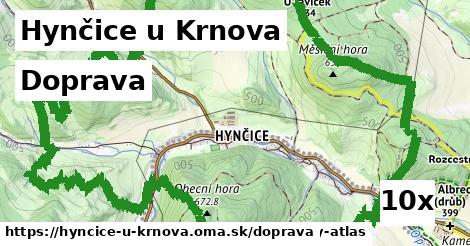 doprava v Hynčice u Krnova