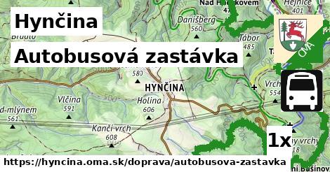 Autobusová zastávka, Hynčina