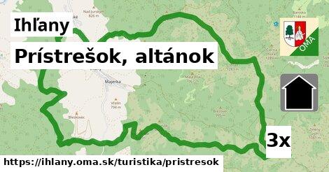 Prístrešok, altánok, Ihľany