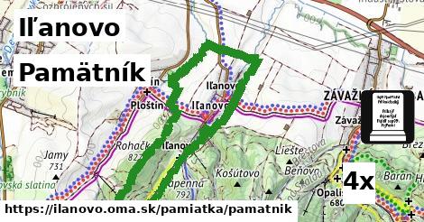 Pamätník, Iľanovo