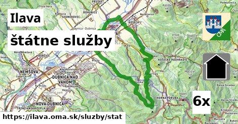 štátne služby, Ilava