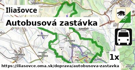 Autobusová zastávka, Iliašovce