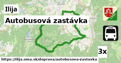 Autobusová zastávka, Ilija