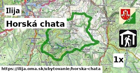 horská chata v Ilija