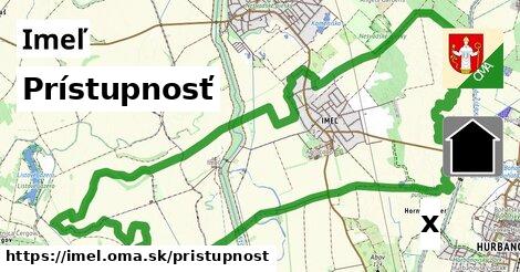 prístupnosť v Imeľ