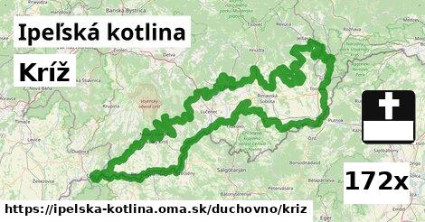 Kríž, Ipeľská kotlina