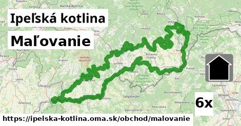 Maľovanie, Ipeľská kotlina