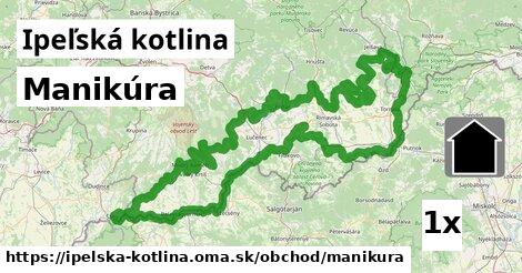 Manikúra, Ipeľská kotlina