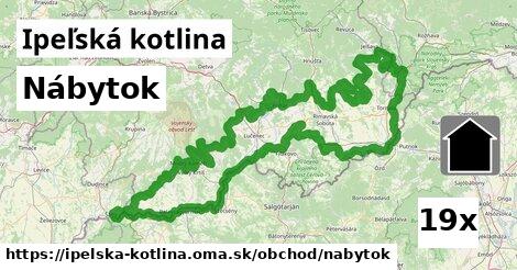 Nábytok, Ipeľská kotlina