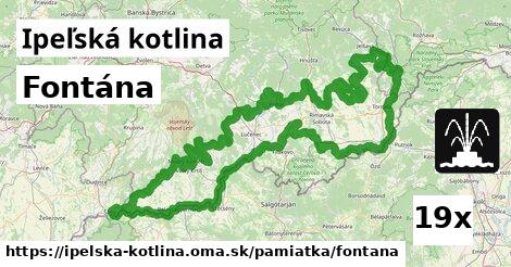 Fontána, Ipeľská kotlina