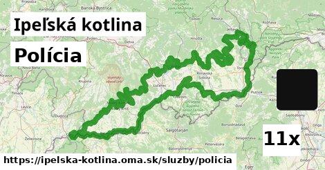 Polícia, Ipeľská kotlina