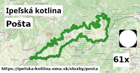 Pošta, Ipeľská kotlina