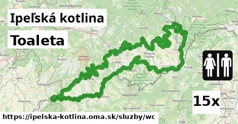 Toaleta, Ipeľská kotlina