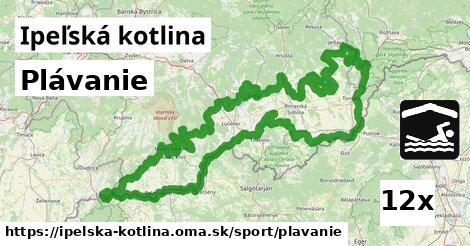 Plávanie, Ipeľská kotlina