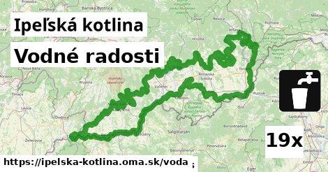 vodné radosti v Ipeľská kotlina