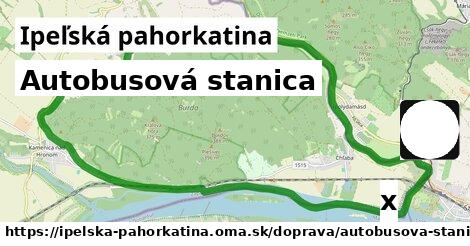 Autobusová stanica, Ipeľská pahorkatina