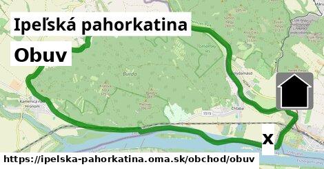 Obuv, Ipeľská pahorkatina