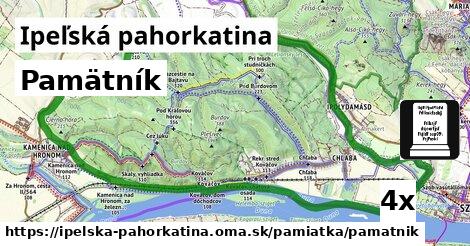 Pamätník, Ipeľská pahorkatina