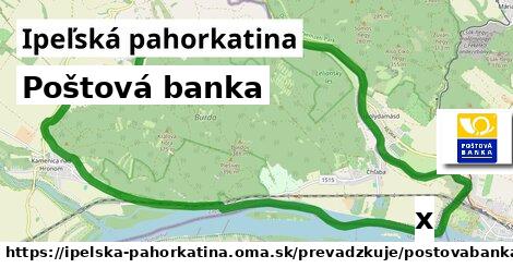 Poštová banka, Ipeľská pahorkatina