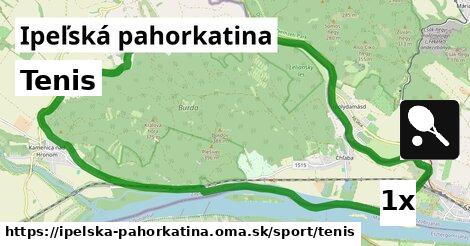 Tenis, Ipeľská pahorkatina