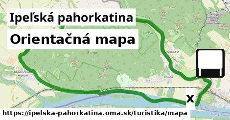 Orientačná mapa, Ipeľská pahorkatina