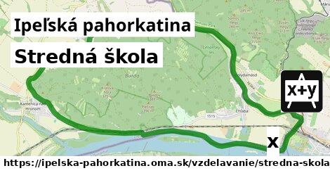 Stredná škola, Ipeľská pahorkatina