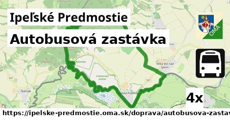 Autobusová zastávka, Ipeľské Predmostie