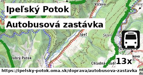 Autobusová zastávka, Ipeľský Potok