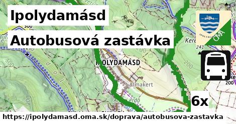 Autobusová zastávka, Ipolydamásd