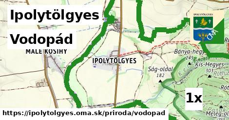 vodopád v Ipolytölgyes