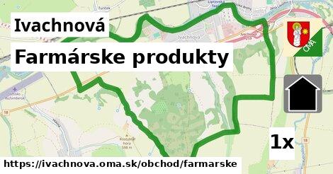 farmárske produkty v Ivachnová