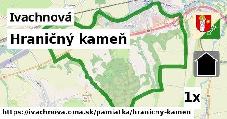 Hraničný kameň, Ivachnová