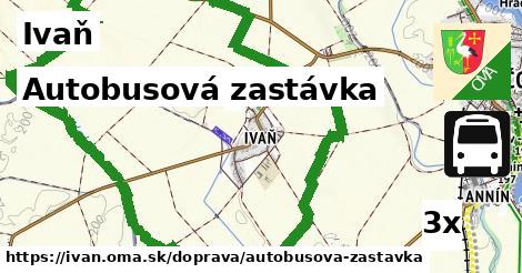 Autobusová zastávka, Ivaň
