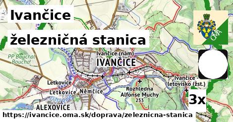 železničná stanica, Ivančice